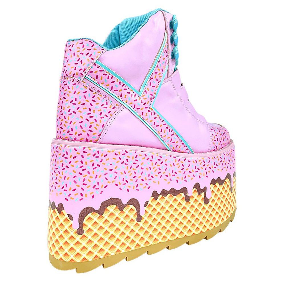 YRU Qozmo Ice Cream Platform Sneakers - Picture 4 of 4